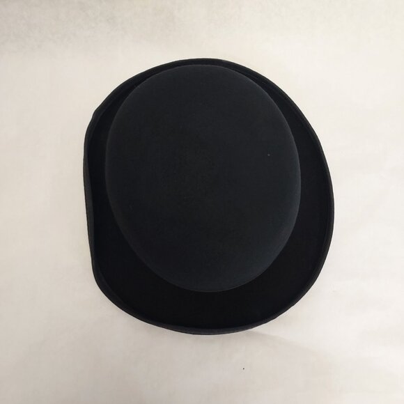 Bailey of Hollywood Derby Hat Sz Large 100% Wool Black Made in USA Vintage Lined - Picture 9 of 16
